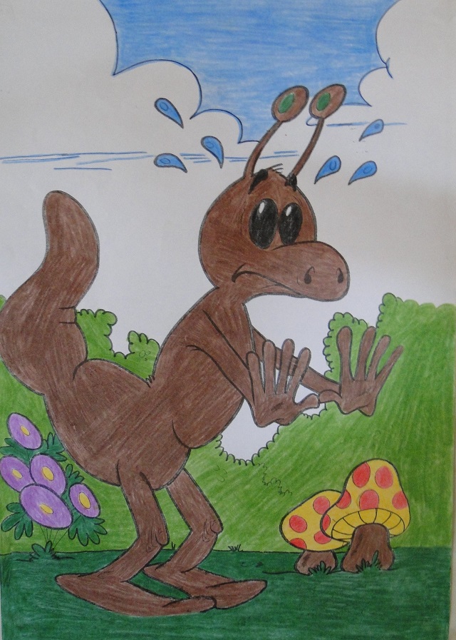 Formigarto Assustado